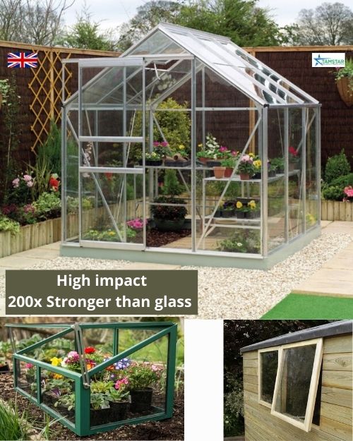 Clear polycarbonate palram plastic sheet 2mm