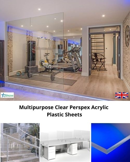 Clear Perspex Plastic Acrylic Sheet Multi-Purpose 5mm