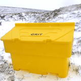 Salt grit bin stackable yellow 250 Litre