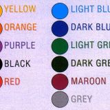 Standard Colour Chart
