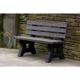 Recycled plastic seat 3 person larch