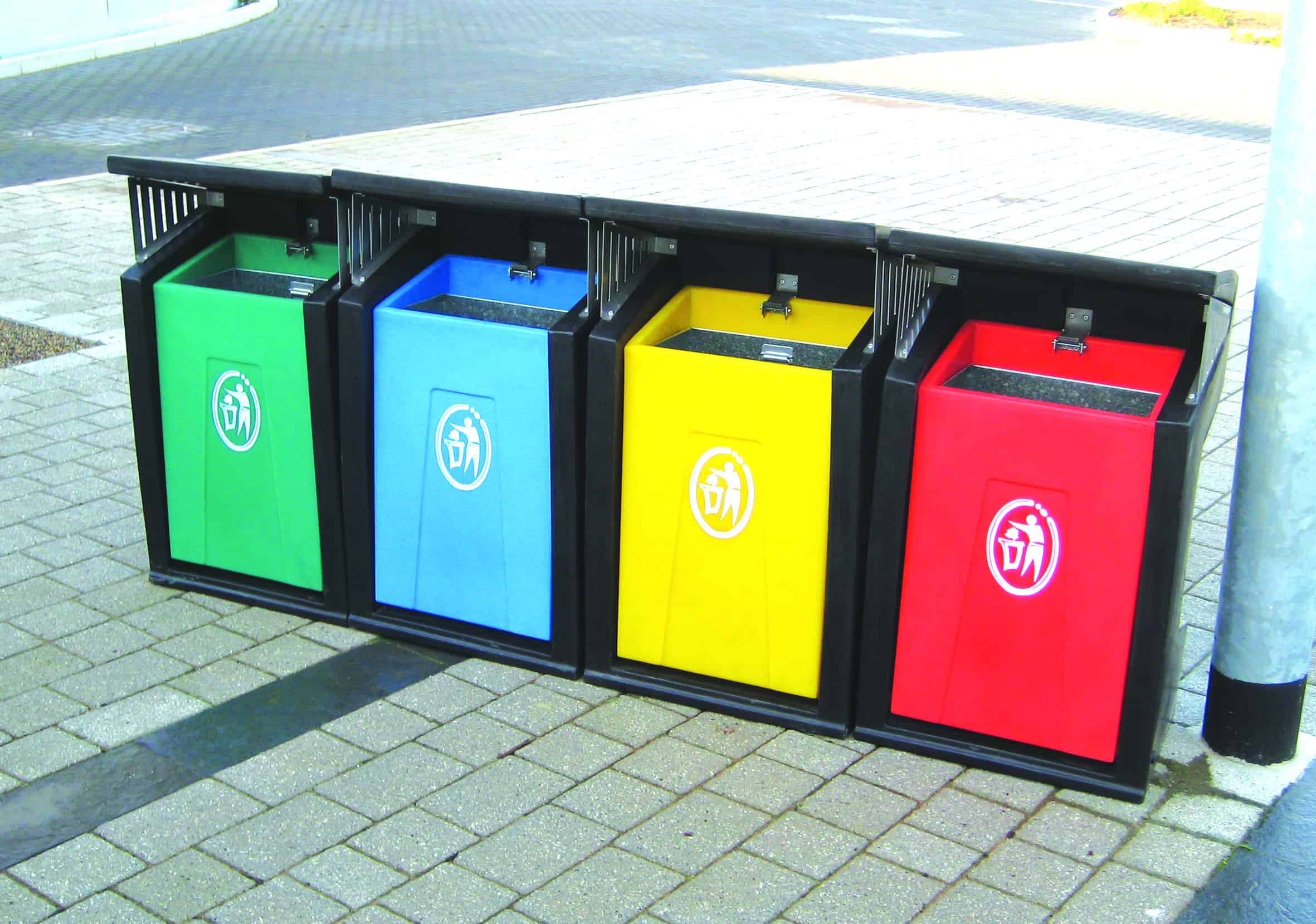 Outdoor litter recycling bin 39L douglas 