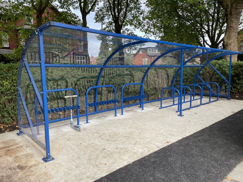 Atria 8m Scooter 30+10 Cycle Shelter