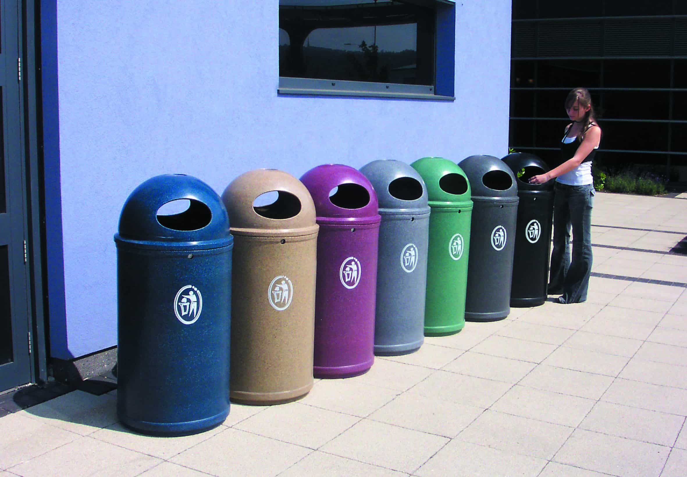 Wayfarer Outdoor Litterbin 90L