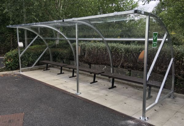 6m Alcor Smoking Shelter Galvanised