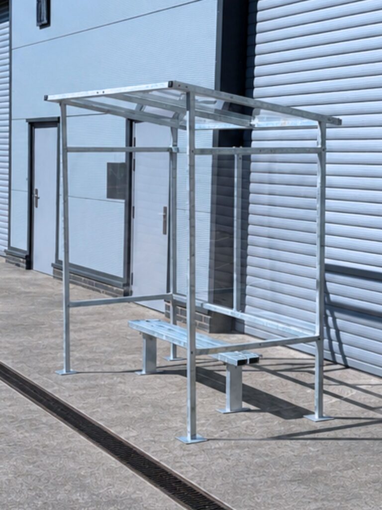 Budget Waiting Area Shelter and Bench